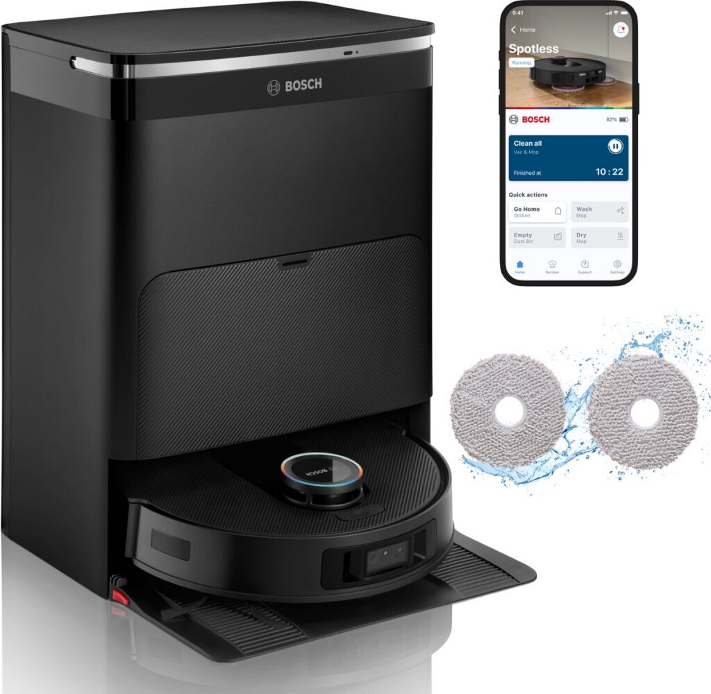 Bosch Spotless Max Cam BCRDW3BX en Mop