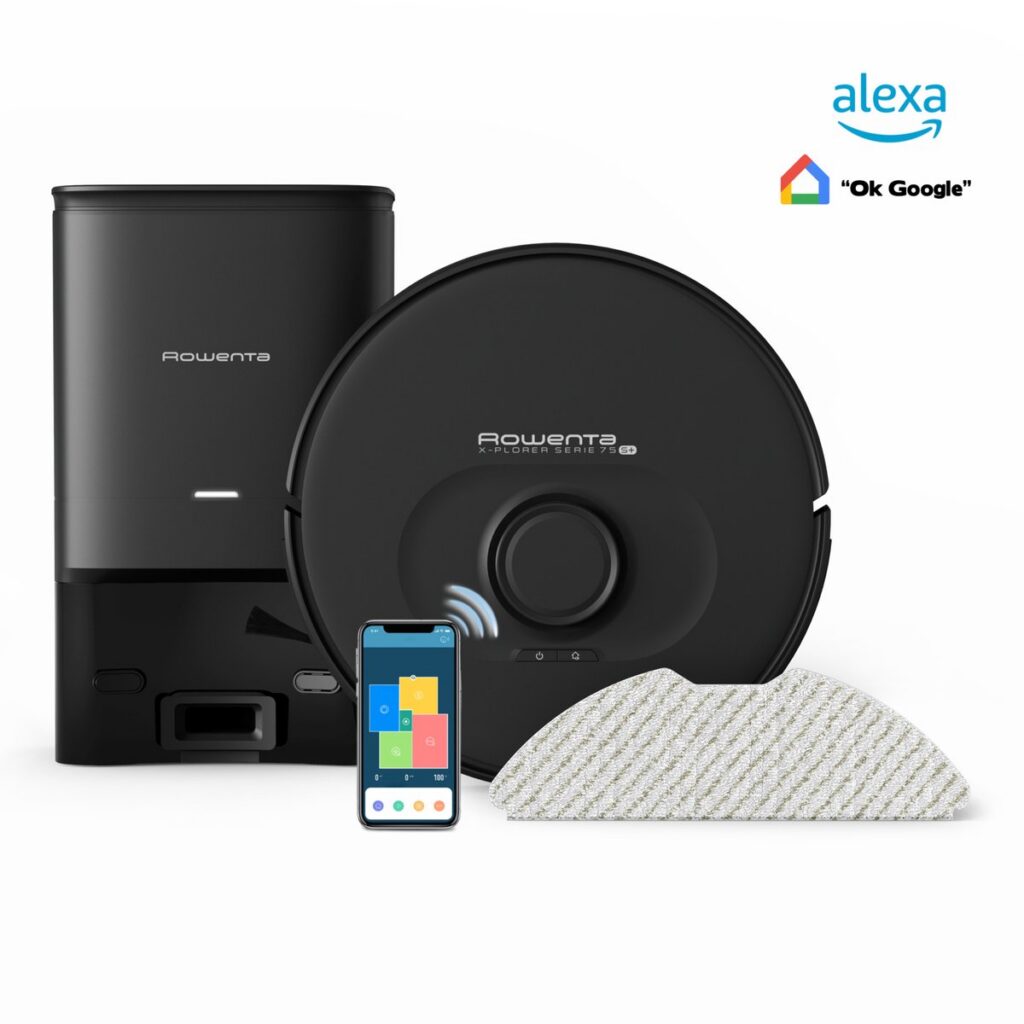 Rowenta X-Plorer Serie 75S+ RR8595WH met Automatisch Leegstation
